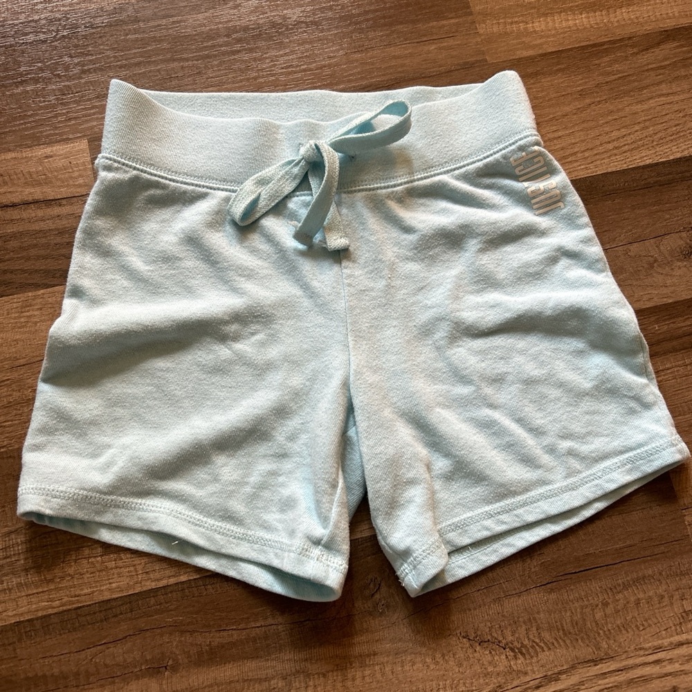 Light blue sweat shorts girl large